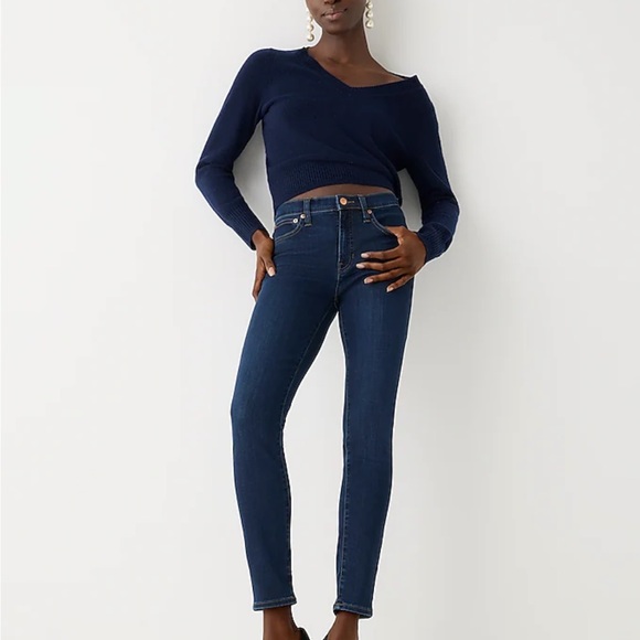 J Crew 9” Midrise Toothpick Jeans - Picture 1 of 2